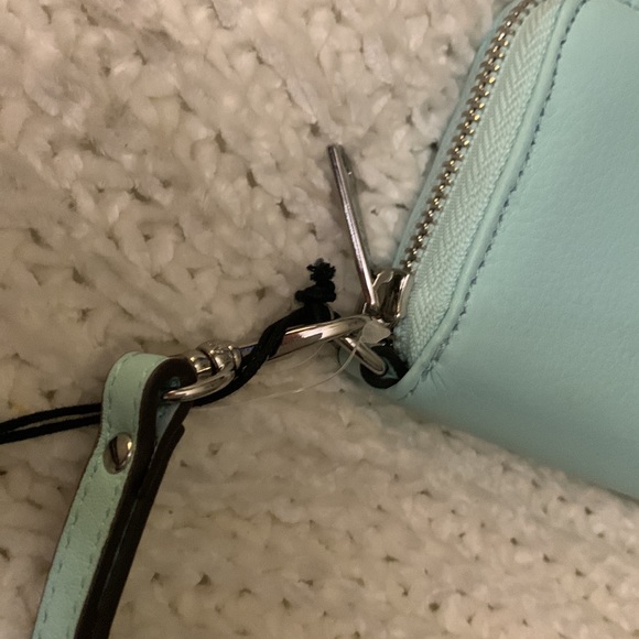 Aimee Kestenberg mint zippered wallet wristlet - Picture 8 of 9